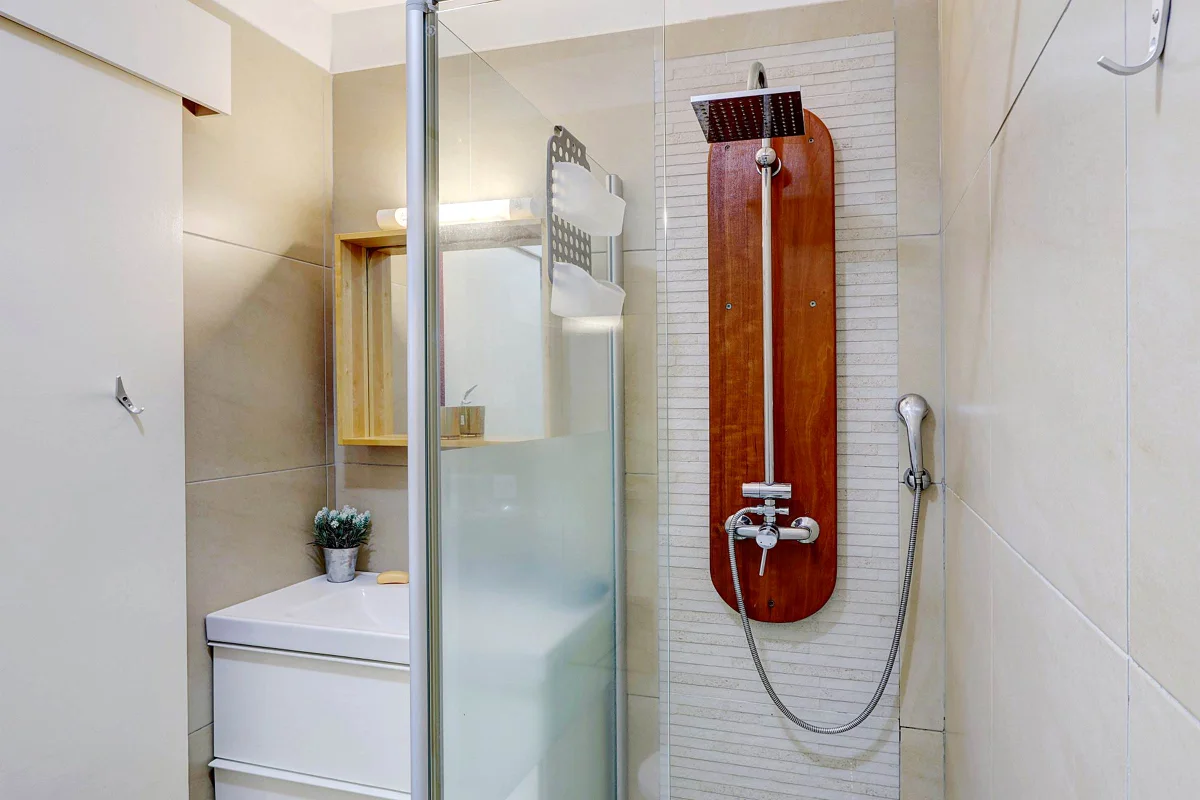 La douche de la villa 3 chambres